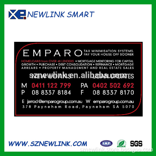 Abnormal pvc card Printing